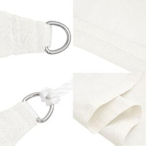 Żagiel przeciwsłoneczny, 160 g/m², biały, 2x3 m, hdpe