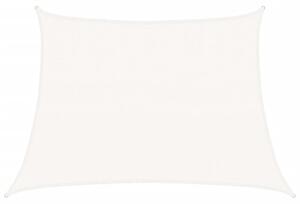 Żagiel przeciwsłoneczny, 160 g/m², biały, 4/5x3 m, hdpe
