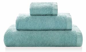 Ręcznik kąpielowy Bawełna czesana Niebieski BEATRICE-30x50 cm