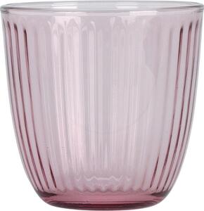 Zestaw różowych szklanek 295 ml, 6 szt