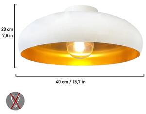 ROYALTECH Lampa sufitowa Olli, możliwość ściemniania, salon / jadalnia, metal