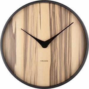 Karlsson 5929WD designerski zegar ścienny 40 cm, natur