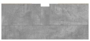 Szafka pod umywalkę łazienkową, szarość betonu, 80x33x60 cm