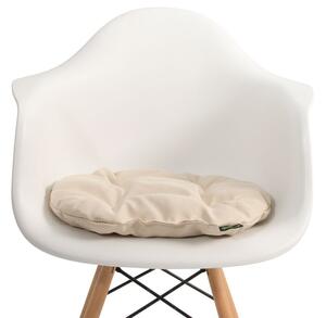 Poduszka na krzesło KAMILA 43 x 40 cm - kremowa