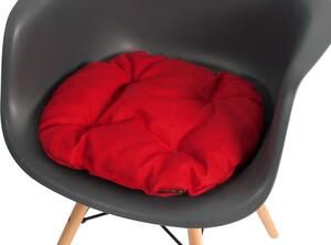 Poduszka na krzesło KAMILA 43 x 40 cm - czerwona