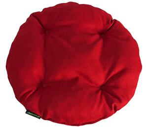 Poduszka okrągła na krzesło OFELIA 36 cm - czerwona