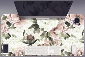 Róże w stylu holenderskim Podkładka na biurko z nadrukiem Róże w stylu holenderskim
