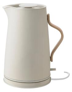 Beżowy czajnik elektryczny ze stali nierdzewnej 1,2 l Emma – Stelton