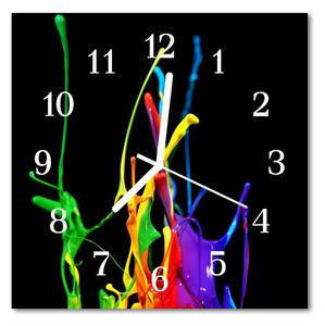 Zegar ścienny kwadrat Kolor