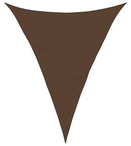 Żagiel przeciwsłoneczny, 160 g/m², brązowy, 5x7x7 m, hdpe