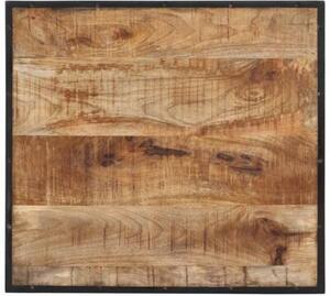 Stolik barowy, 60x55x107 cm, surowe drewno mango