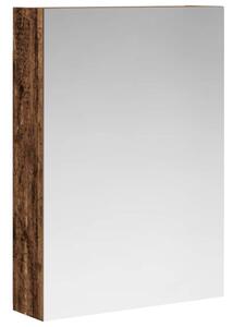 Szafka z lustrem do łazienki stare drewno 50 x 14,5 x 70 cm