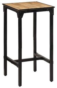 Stolik barowy, 60x55x107 cm, surowe drewno mango