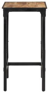 Stolik barowy, 60x55x107 cm, surowe drewno mango