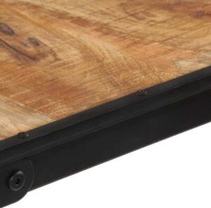 Stolik barowy, 60x55x107 cm, surowe drewno mango