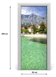 Naklejka fototapeta na drzwi Plaża w Chorwacji