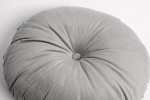 Okrągła poduszka OLIWIA 36 cm - szara