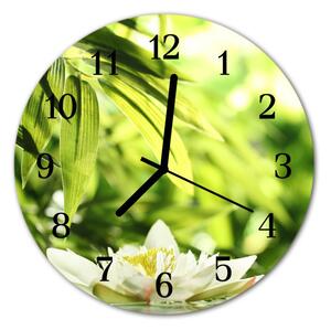 Zegar szklany okrągły Natura