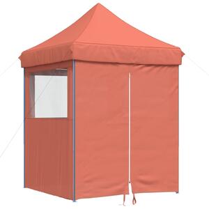 Namiot imprezowy typu pop-up z 4 ściankami, terakotowy