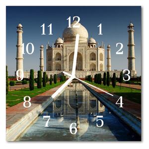 Zegar szklany kwadratowy Taj mahal