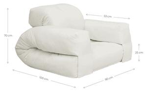 Rozkładany fotel z lnianym obiciem Karup Design Hippo Linen