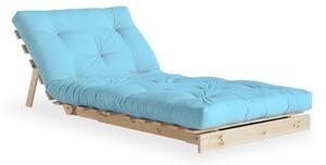 Fotel rozkładany Karup Design Roots Raw/Light Blue