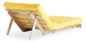 Fotel rozkładany Karup Design Roots Raw/Yellow