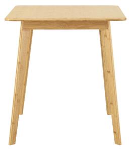 Stół do jadalni In And OutdoorMatch Chaim - Bambus - 70x70x75 cm - Kolory drewna - Nowoczesny design