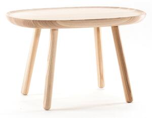 Naturalny stolik z litego drewna EMKO Naïve, 61 x 41 cm