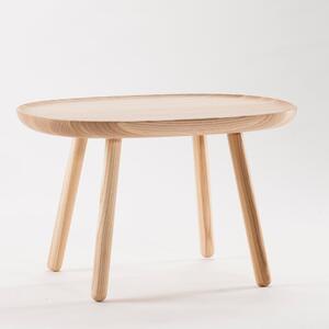 Naturalny stolik z litego drewna EMKO Naïve, 61 x 41 cm