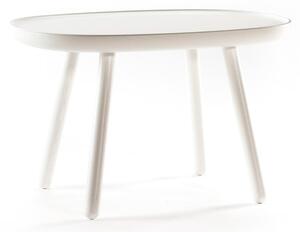 Biały stolik z litego drewna EMKO Naïve, 61 x 41 cm