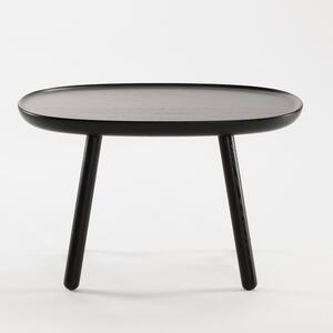 Czarny stolik z litego drewna EMKO Naïve, 61 x 41 cm