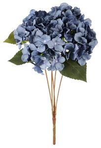 Bukiet hortensji niebieski, 5 kwiatów, 20 x 43 cm