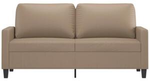 Sofa, 2-osobowa kolor cappuccino, 140 cm, sztuczna skÃ³ra