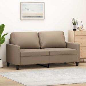 Sofa, 2-osobowa kolor cappuccino, 140 cm, sztuczna skÃ³ra