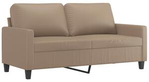 Sofa, 2-osobowa kolor cappuccino, 140 cm, sztuczna skÃ³ra