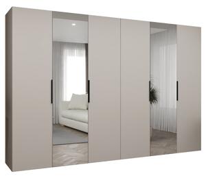 Szafa uchylna otwierana Marbella 2 300 wys. 202 cm kaszmir + u. czarny
