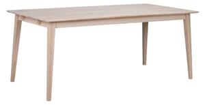 Lakierowany matowy stół z drewna dębowego Rowico Mimi, 180 x 90 cm