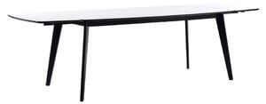 Czarno-biały stół Rowico Griffin, 190 x 90 cm