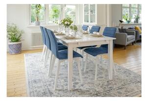 Biały stół do jadalni z drewna dębowego Rowico Wittskar, 180x90 cm