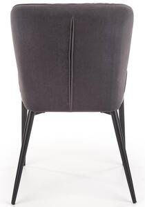 Krzesło tapicerowane typu uszak K399 - popielaty