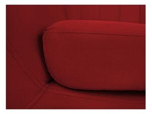 Czerwony aksamitny fotel Mazzini Sofas Toscane