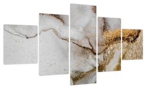 Obraz - Atrament marmurkowy (125x70 cm)