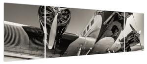 Obraz - Historyczne samoloty (170x50 cm)