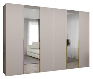 Szafa uchylna otwierana Alicante 2 300 wys. 202 cm kaszmir + u. zÅoty