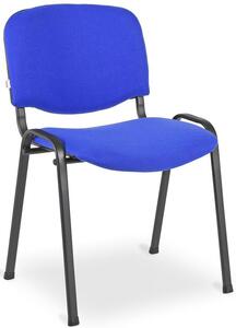 Niebieskie sztaplowane krzesło konferencyjne - Hoster 3X