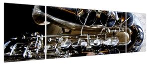 Obraz - Saksofon (170x50 cm)