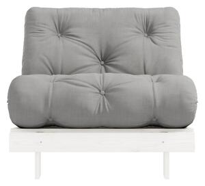 Fotel rozkładany Karup Design Roots White/Grey