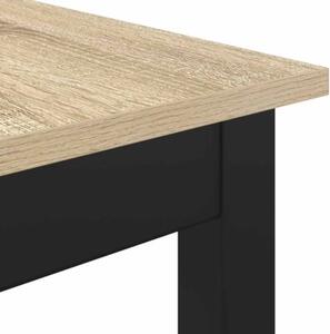 Nowoczesna ławka jadalna w stylu minimalistycznym - sonoma