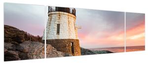 Obraz - Latarnia morska Castle Hill (170x50 cm)